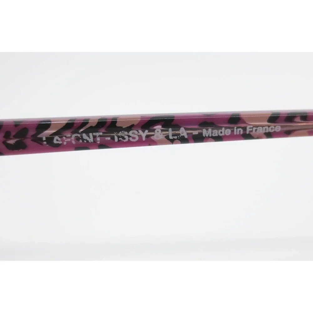 Lafont Issy & La Liberty 559 Eyeglasses Brown Purple Leopard France 50-14-137